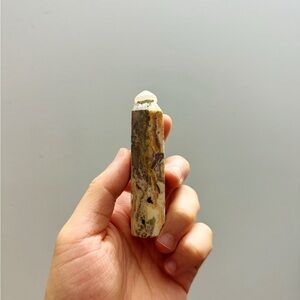 Agate Quartz Crystal Point